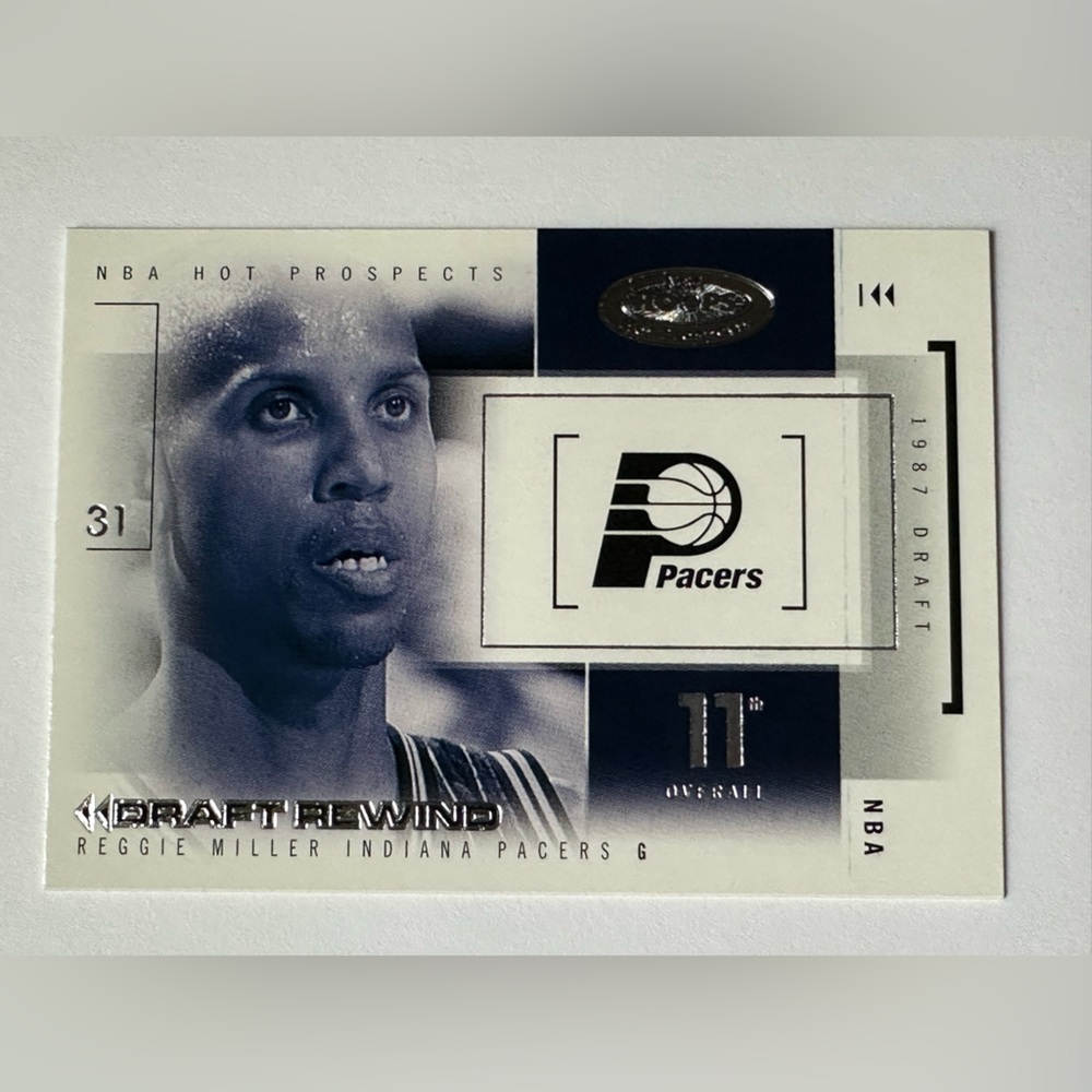 Reggie Miller - Indiana Pacers - Draft Rewind.